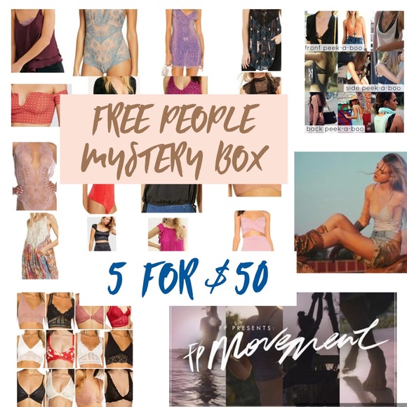 5 FOR $50 FREE PEOPLE RESELL MYSTERY BOX